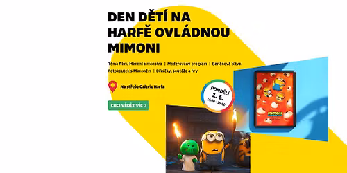 Den d\u011bt\u00ed na Harf\u011b s Mimoni! \ud83d\ude0d