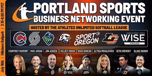 2026 Portland Sports Business Networking Event hosted by the AUSL