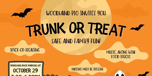 Woodland's 4th Annual Trunk or Treat!