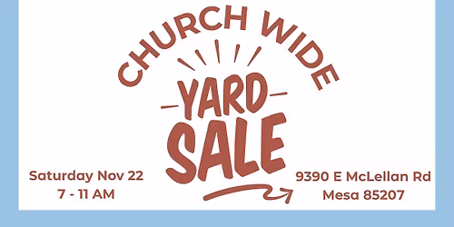 Church Wide Yard Sale