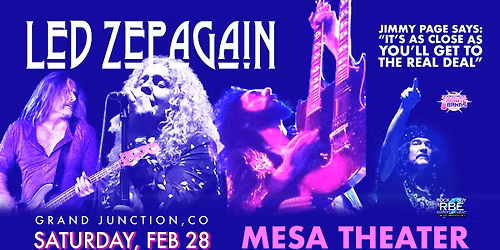 Led Zepagain - The Most Authentic Representation of Led Zeppelin in The World Today!