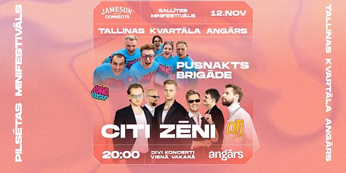 \ud83c\udf89 Ball\u012btes minifestiv\u0101ls: Pusnakts Brig\u0101de un Citi z\u0113ni
