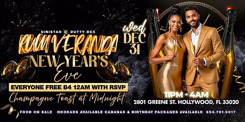 Rum Veranda - New Years Eve