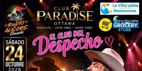 NOCHE DE DESPECHO Tributo a Cristian Nodal en Ottawa.
