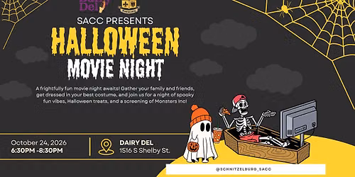 SACC Halloween Movie Night - Monsters Inc