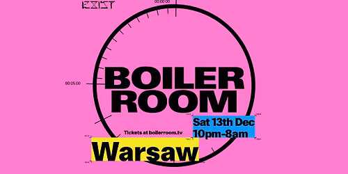 Boiler Room Warsaw 