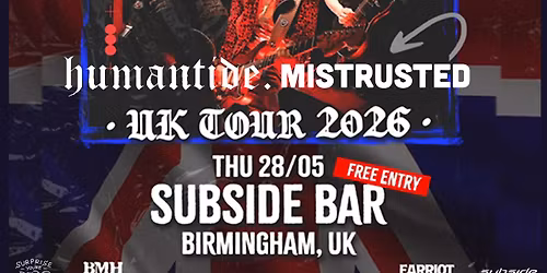 SYD present Ratchet Dolls (USA) plus Humantide and Mistrusted live at Subside!