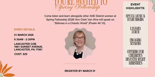 ANE District Women's Spring Fellowship