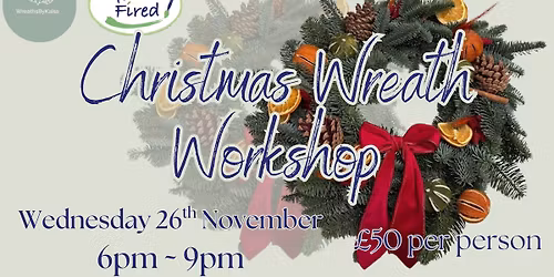 Christmas Wreath Workshop with Wreaths by Kaisa
