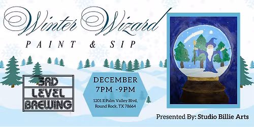 Winter Wizard Paint & Sip