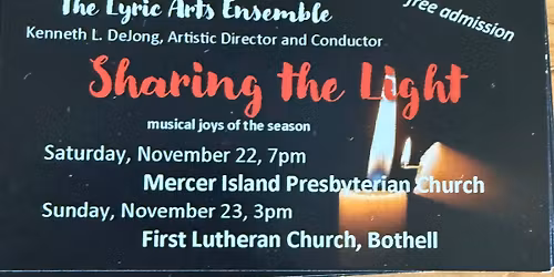 Sharing the Light - musical joys of the season