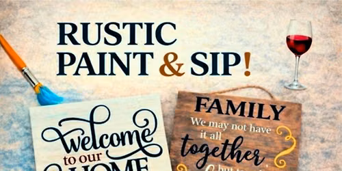 Rustic Paint & Sip