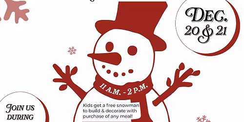Build Your Own Snowman Brunch!