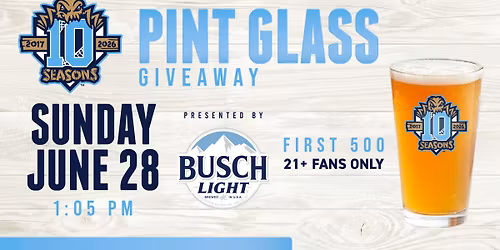 Pint Glass Giveaway 