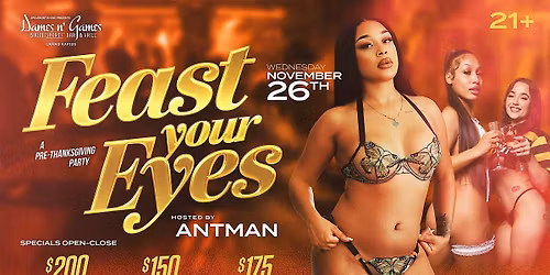 Feast Your Eyes | Pre-Thanksgiving Party @ Dames n\u2019 Games Grand Rapids