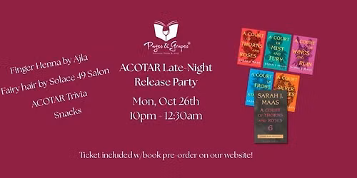 ACOTAR Late Night Release Party