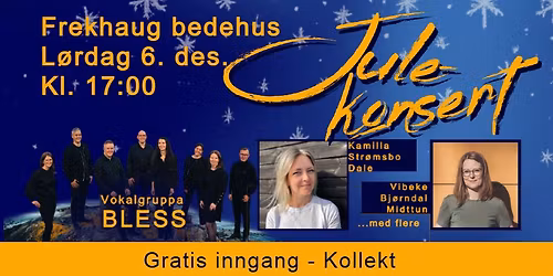Julekonsert p\u00e5 Frekhaug bedehus