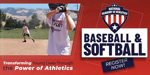 NAofA Baseball\/Softball Camp - Half Day