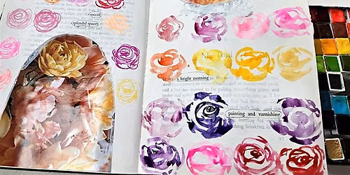 Watercolours for Wellness: EXPRESSIVE FLOWERS
