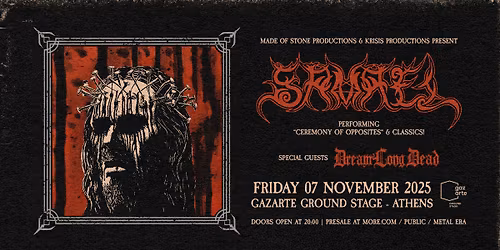 Samael (CH) live in Athens | Performing "Ceremony of Opposites" & Classics