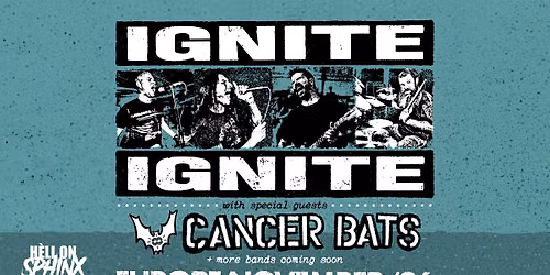SUNDAY MATINEE | Ignite & Cancer Bats + more tba | Muziekgieterij Maastricht