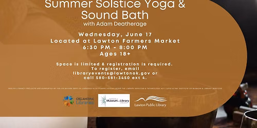 Summer Solstice Yoga & Sound Bath @ Lawton Farmers Market