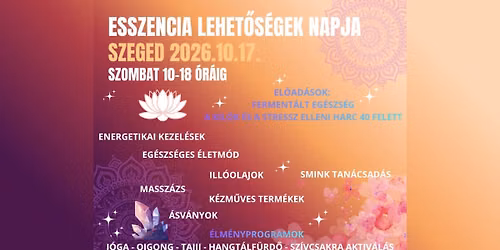 Esszencia- Lehet\u0151s\u00e9gek napja