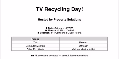 Eco Waste Drop Off Event