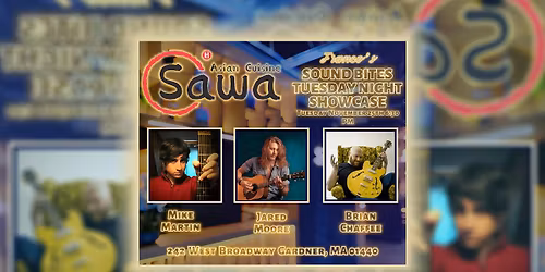 Sound Bites Tuesday Night Showcase November 25th - Brian Chaffee