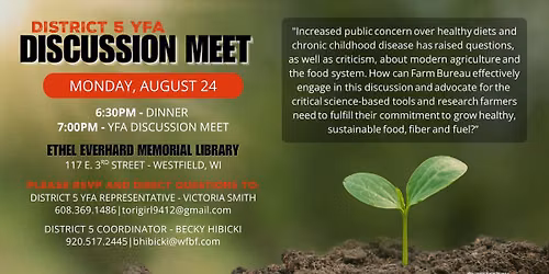 District 5 YFA Discussion Meet