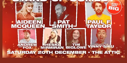 Southampton Stand Up Comedy Near me just got BIG Christmas Speci