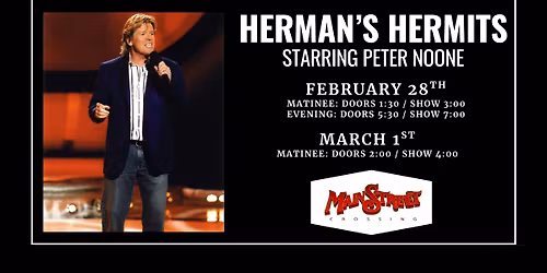 Herman's Hermits | Starring Peter Noone | LIVE at Main Street Crossing