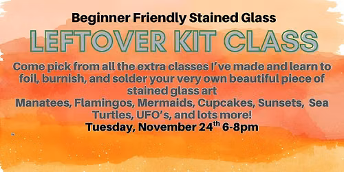 Choose Your Own Adventure Stained Glass Class