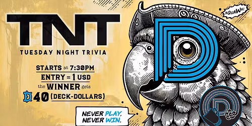 Tuesday Night Trivia @ The Deck!