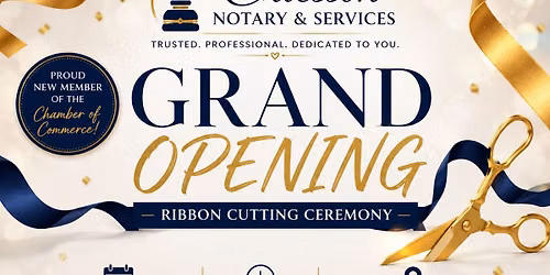 Ericsson Notary & Services Grand Opening & Ribbon Cutting
