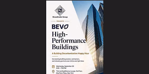 Happy Hour \u2014 Bevo High-Performance Buildings