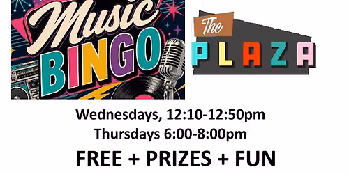 Music Bingo at The Plaza - Downtown Corvallis