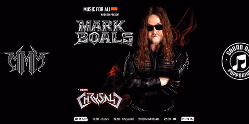 MMM & MFA: MARK BOALS (USA) + CHRYSAL\u00cfD (UK)