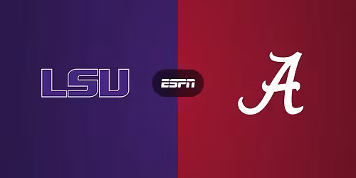 NCAAF: LSU @ Alabama