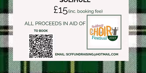 Ceilidh Afternoon Dance in aid of Solihull Choir Festival 