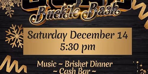 Gold Buckle Bash hosted by the Santa Cruz County Fair & Rodeo Association