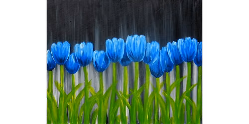 Tulips in Blue - Paint and Sip in Houston | Classpop!\u2122