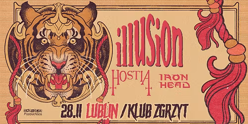TRASA ILLUSION, HOSTIA, IRON HEAD | 28.11.26 LUBLIN FABRYKA KULTURY ZGRZYT