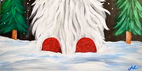 Winter Gnome. Folsom Paint Class! Painted. Studios