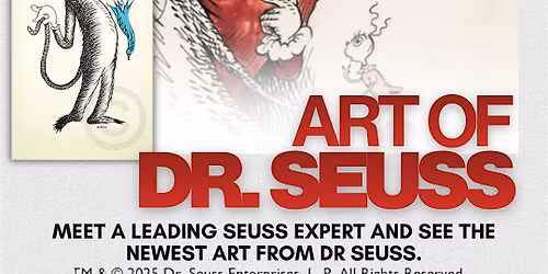 New Release Event! - Art of Dr Seuss -January 17th