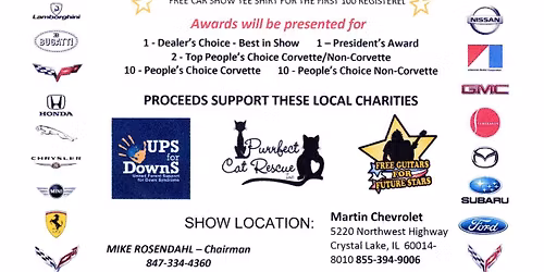 Sunburst Corvette Club Car Show