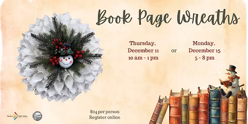 Make a Book Wreath
