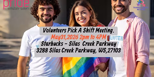 Pride Winston-Salem Volunteer Meeting
