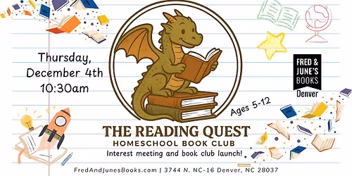 The Reading Quest Homeschool Book Club (Denver)