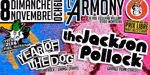 THE JACKSON POLLOCK+YEAR OF THE DOG+POESIE ZERO RUEIL-MALMAISON